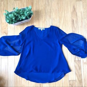 Lovers + Friends Daydream Blouse in Violet